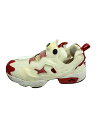 【中古】Reebok◆INSTAPUMP FURY ORIGINAL SHOES_インスタポンプフューリー/27.5cm/WHT【シューズ】