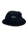 【中古】Supreme◆21SS/Terry Corduroy/バケットハット/--/ポリエステル/BLK/無地/メンズ【服飾雑貨他】