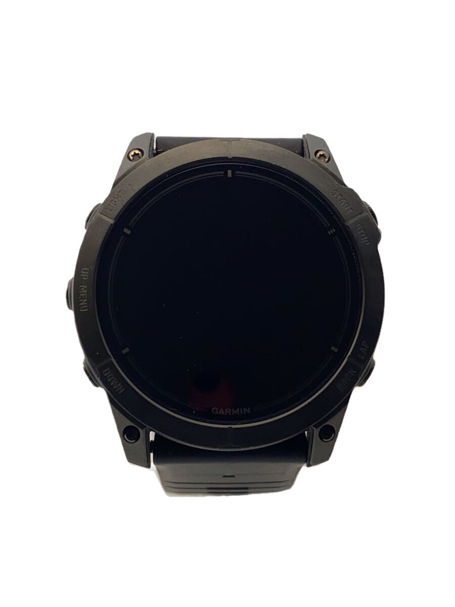【中古】GARMIN◆腕時計/デジタル/ラバー/BLK/BLK/010-02804-51【服飾雑貨他】
