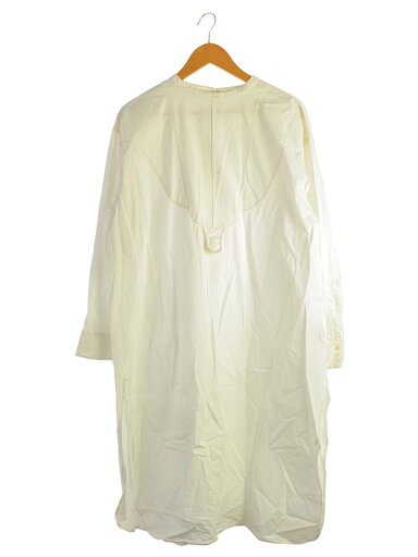【中古】TODAYFUL◆長袖ワンピース/38/コットン/ホワイト/12120308【レディースウェア】 【中古】TODAYFUL◆長袖ワンピース/38/コットン/ホワイト/12120308【レディースウェア】