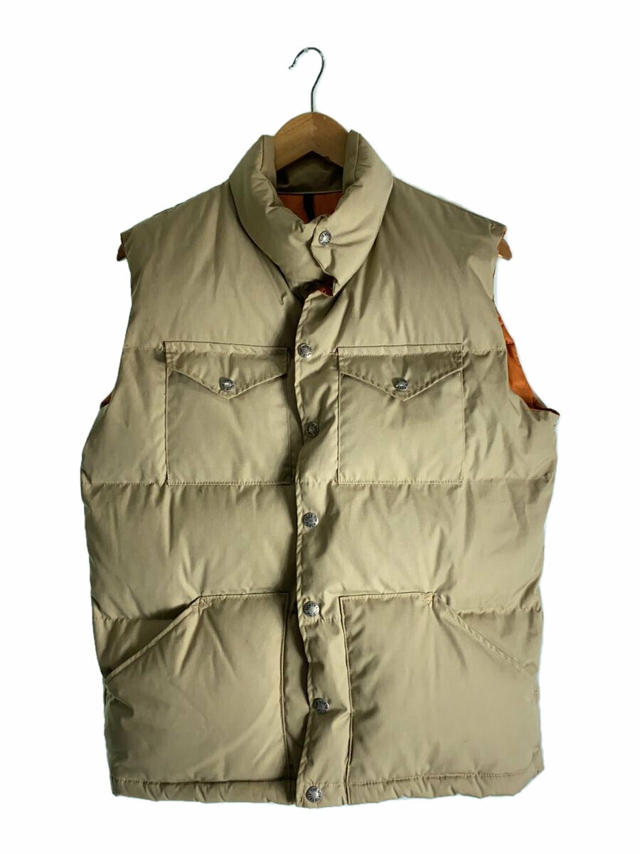 【中古】THE NORTH FACE◆70s/USA製/茶タグ/ダウンベスト/M/ナイロン/CML//【メンズウェア】