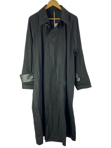 【中古】IRENISA◆21SS/コットンギャバジン オーバーコート/2/コットン/BLK/ih-21ss-c004-cs【メンズウェア】