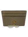 【中古】TORY BURCH◆カードケース/レザー/GRY/レディース【服飾雑貨他】(4)
