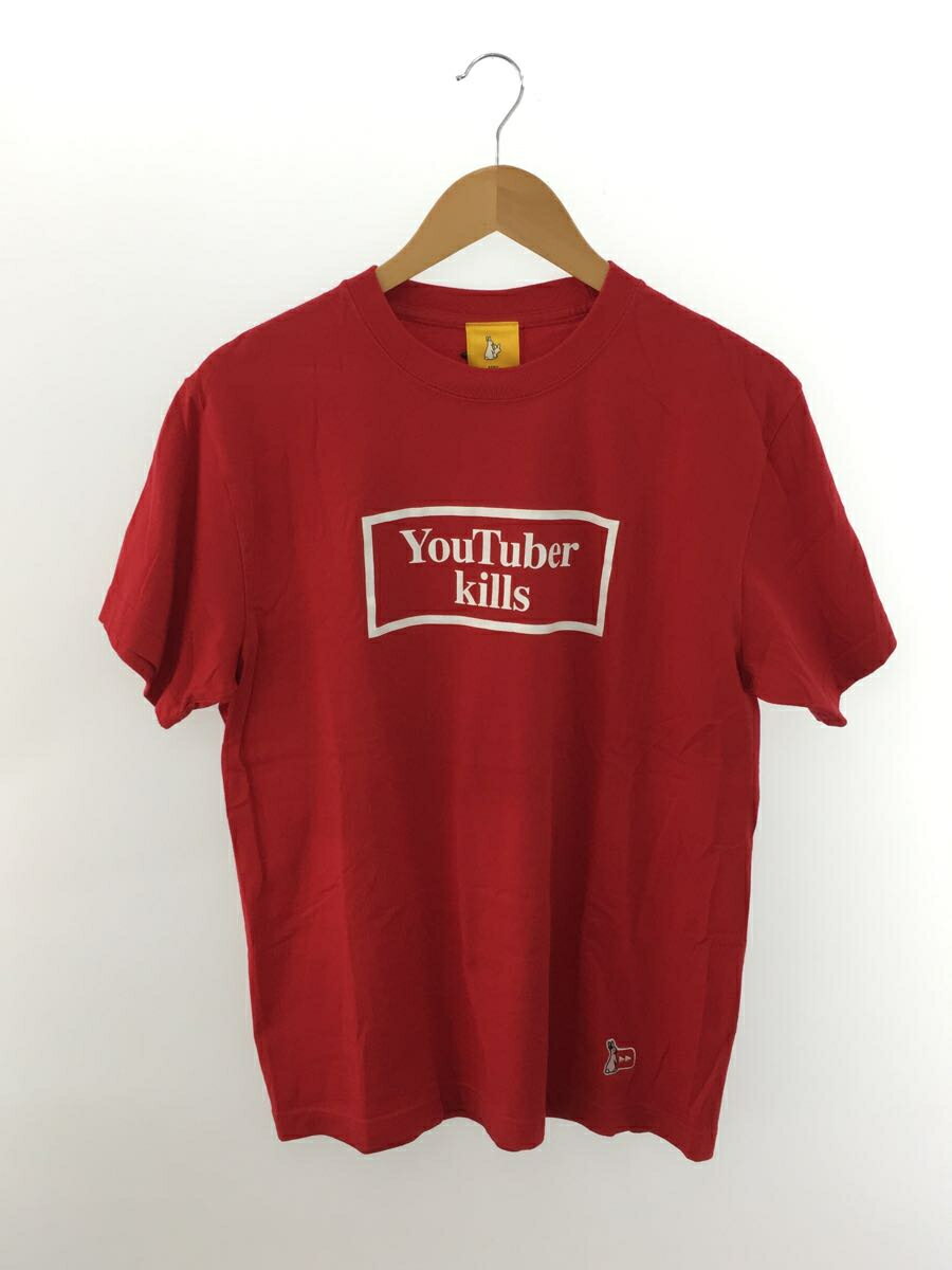【中古】#FR2◆Youtuber kills/Tシャツ/M/コットン/RED【メンズウェア】