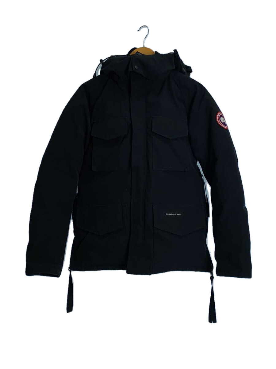 【中古】CANADA GOOSE◆ジャスパーダウンジャケット/XS/ポリエステル/BLK/68F8490【メンズウェア】