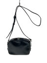 【中古】agnes b.◆ショルダーバッグ/レザー/BLK/無地/JS10B-01【バッグ】