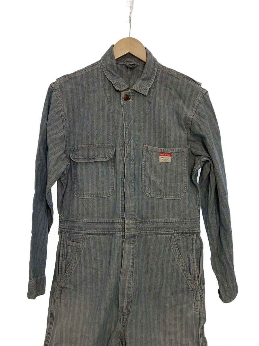 【中古】PENNEY’S◆オールインワン/60s/BIG MAC/GRIPPERZIPPER/38/デニム/IDG/ヘリンボーン【メンズウェア】