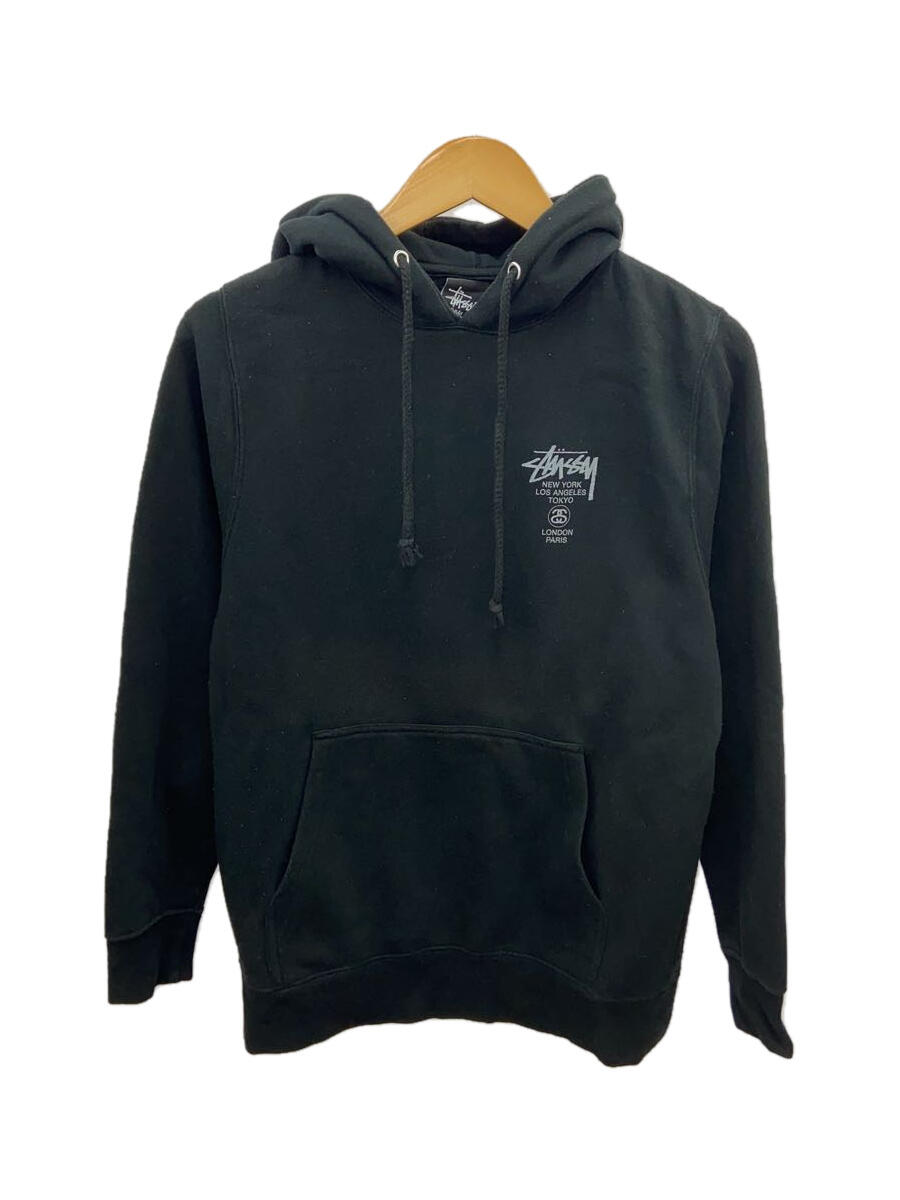 【中古】STUSSY◆パーカー/S/コットン