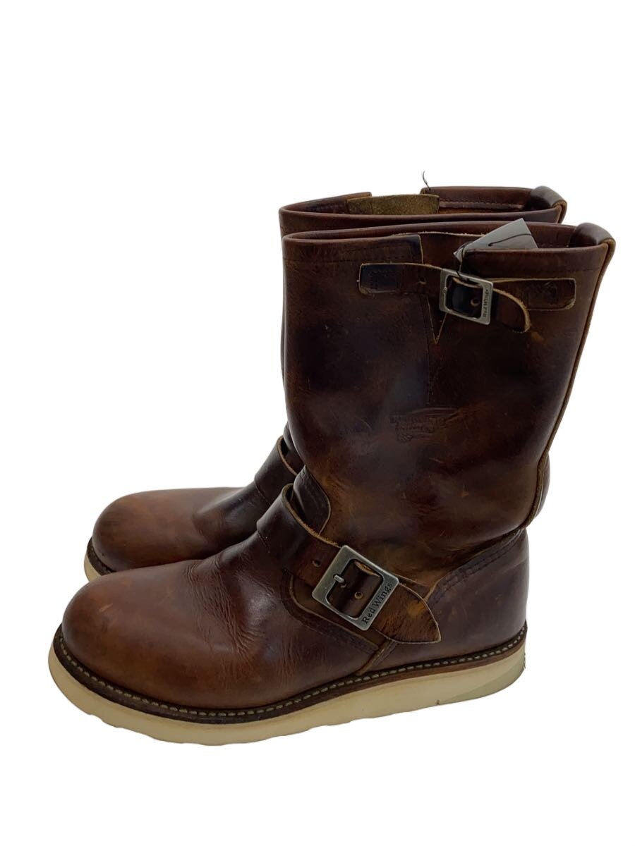 【中古】RED WING◆エンジニアブーツ/UK6.5/BRW/レザー/2971//【シューズ】