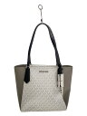 【中古】MICHAEL KORS◆トートバッグ/--/WHT/総柄/35F9SKFT5V//【バッグ】(4)