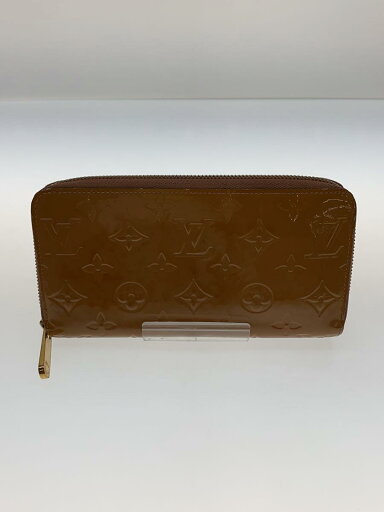 【中古】LOUIS VUITTON◆ジッピー・ウォレット_モノグラム・ヴェルニ_BEG/エナメル/BEG/レディース【服飾雑貨他】 【中古】LOUIS VUITTON◆ジッピー・ウォレット_モノグラム・ヴェルニ_BEG/エナメル/BEG/レディース【服飾雑貨他】