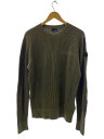 【中古】MONCLER◆セーター(薄手)/M/コットン/KHK/I20919C00007【メンズウェア】