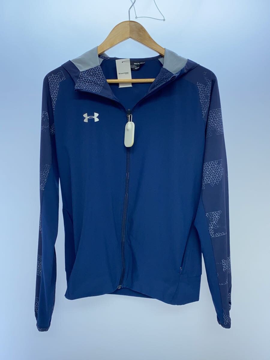 【中古】UNDER ARMOUR◆フットボールチャレンジャーウーブンジャケット/スポーツウェアー/SM/NVY/1319723【スポーツ】
