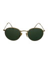 【中古】Ray-Ban◆サングラス/ボストン/メタル/GLD/GRN/...(4)