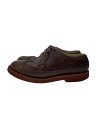 【中古】WALK-OVER◆ウィングチップ/外羽根/ドレスシューズ/US9/BRW/牛革/71544【シューズ】(4)