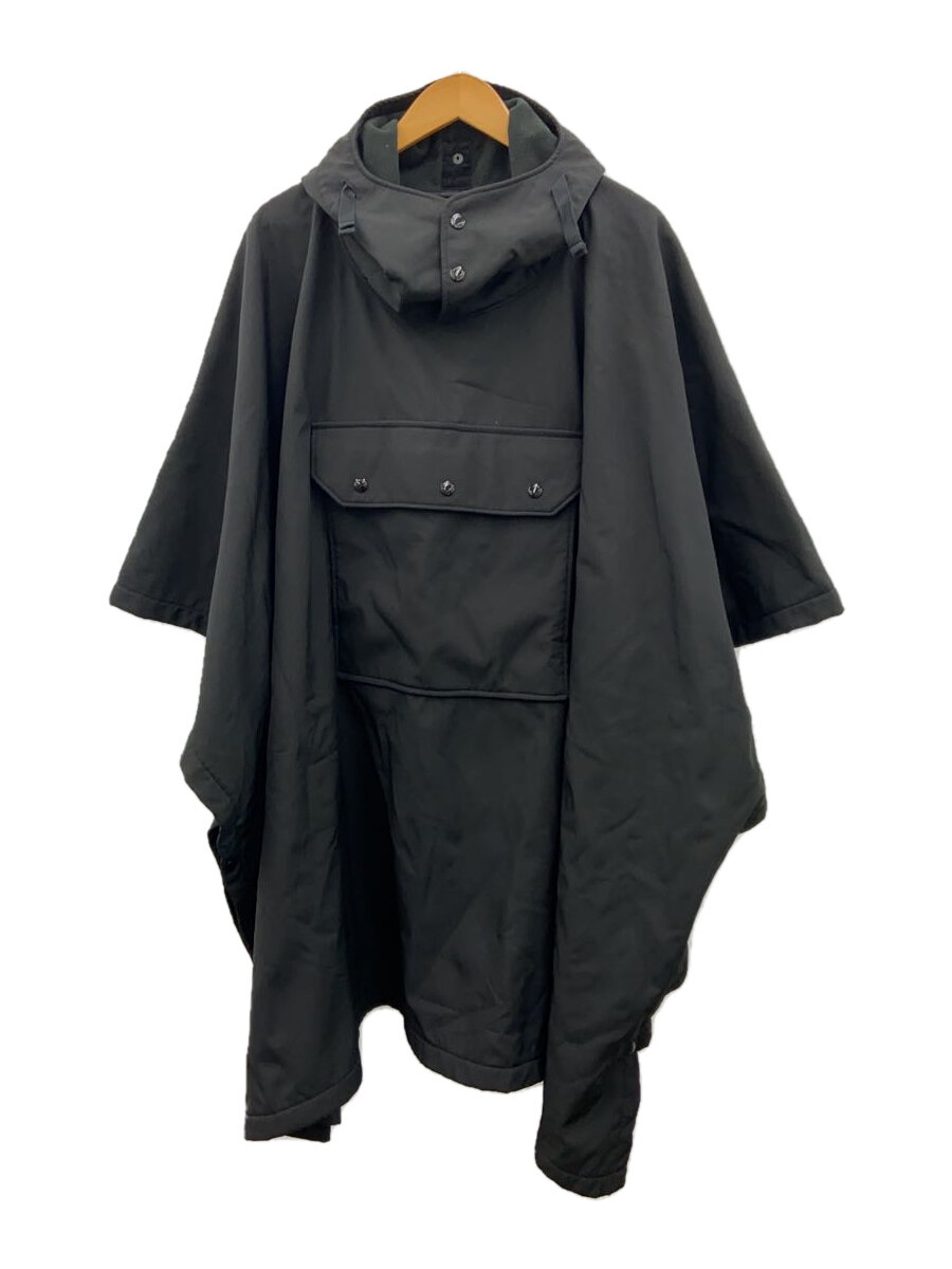 楽天2nd STREET 楽天市場店【中古】Engineered Garments◆22AW/Poncho-PC Coated Cloth/ポンチョ/--/ポリエステル/BLK/無地【メンズウェア】