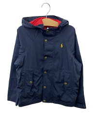 【中古】POLO RALPH LAUREN◆ジャケット/140cm/ポリエステル/NVY【キッズ】