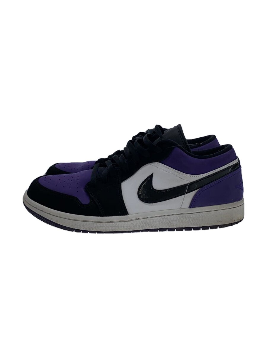 NIKE◆AIR JORDAN 1 LOW/エアジョーダンロー/ホワイト/553558-125/28.5cm/PUP