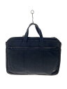 【中古】PORTER◆ブリーフケース/ナイロン/BLK/無地/627-17503【バッグ】