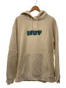 【中古】HUF◆CHEATA PULLOVER HOODIE/L/コットン/CRM/PF00616【メンズウェア】(4)