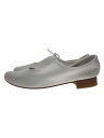 【中古】repetto◆フラットパンプス/39/WHT/レザー【シューズ】(4)