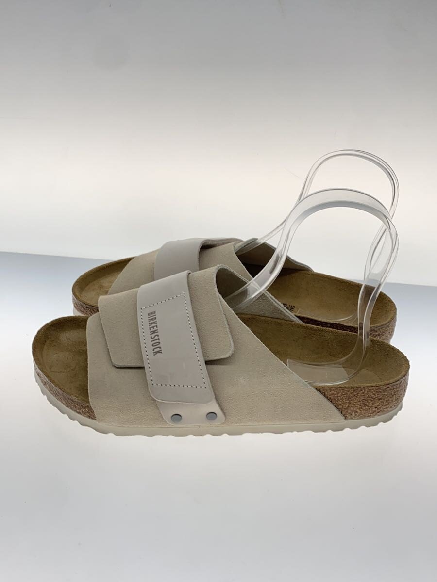 【中古】BIRKENSTOCK◆kyoto/サンダル/27cm/WHT/スウェード/1024535【シューズ】