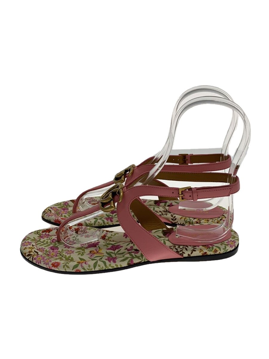 【中古】GUCCI◆サンダル/36.5/PNK【シューズ】