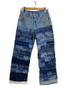 【中古】WRANGLER◆ボトム/34/デニム/IDG/無地【メンズウェア】