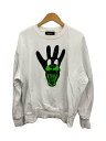 【中古】DIESEL◆スウェット/L/コットン/WHT/S-BAY-BX4【メンズウェア】(4)