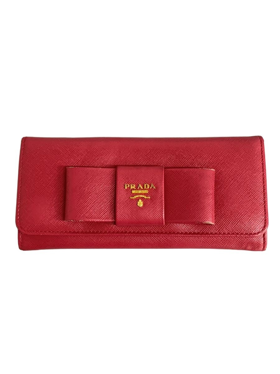 【中古】PRADA◆長サイフ/--/PNK/レディース【服飾雑貨他】