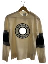 【中古】BURBERRY◆ニット・セーター(薄手)/XS/ウール/CRM【メンズウェア】