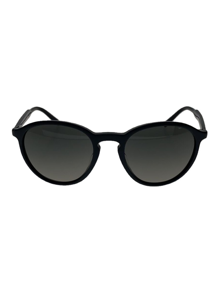 PRADA - 【中古】PRADA◆サングラス/ウェリントン/プラスチック/BLK/BLK/メンズ/1AB-2D0【服飾雑貨他】