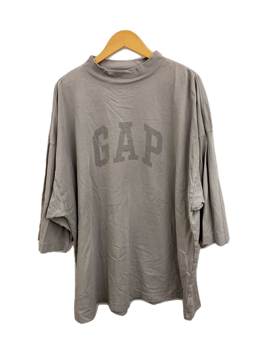 GAP◆dove no seam/L/コットン/GRY/プリント
