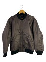 【中古】DIESEL◆フライトジャケット/44/牛革/BRW/無地/RN93243 CA25594/A14408【メンズウェア】