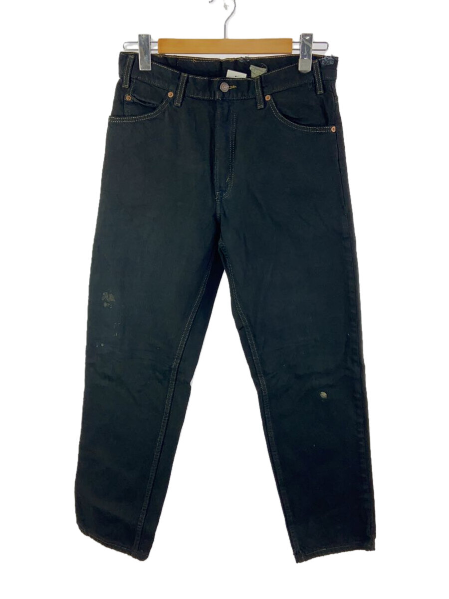 【中古】Levi’s◆ストレートパンツ/33/コットン/BLK【メンズウェア】