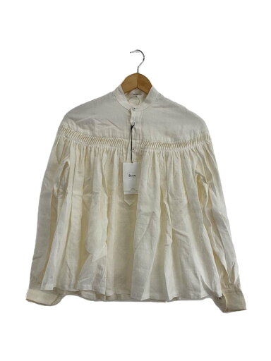 【中古】SCYE◆長袖ブラウス/36/リネン/WHT/1216-31065.6/日本製【レディースウェア】 【中古】SCYE◆長袖ブラウス/36/リネン/WHT/1216-31065.6/日本製【レディースウェア】
