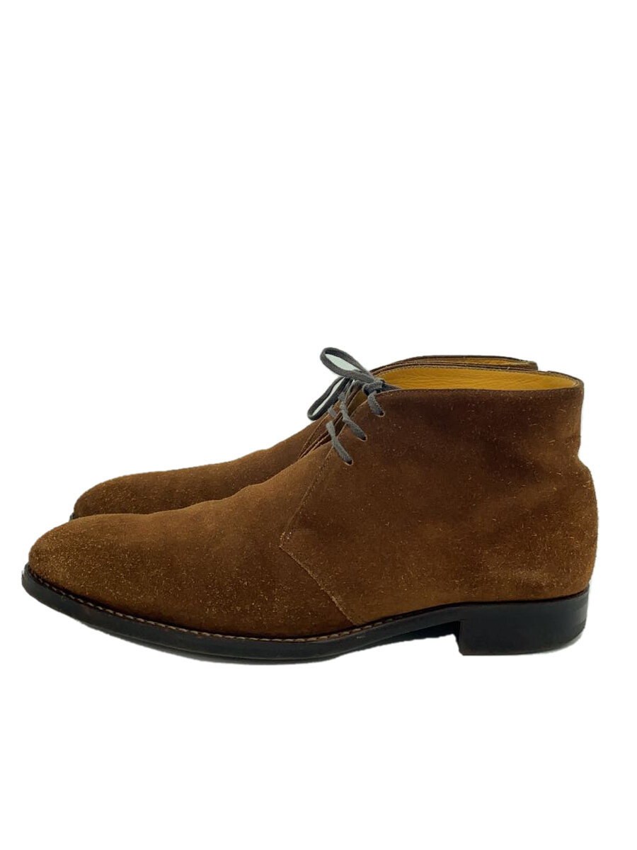 【中古】UNION IMPERIAL◆チャッカブーツ/UK7.5/ブラウン/スウェード/U1121/プレーントゥ/ハンドソーンウェルテッド//【シューズ】