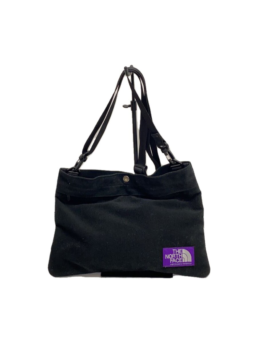 【中古】THE NORTH FACE◆ショルダーバッグ/コーデュロイ/BLK/無地/NN7866N【バッグ】