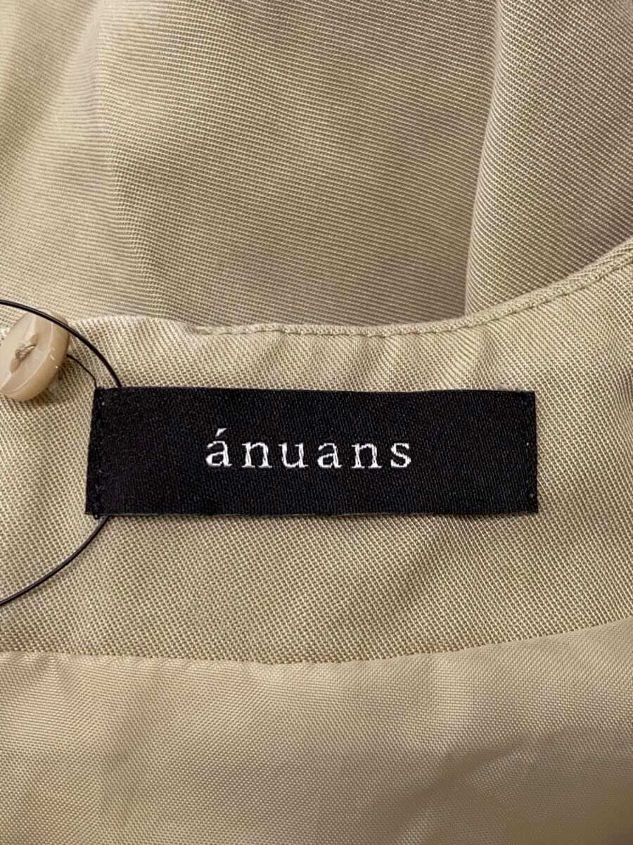 【中古】anuans◆サイドレースワンピース/FREE/--/BEG/1521230058-0【レディースウェア】