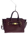 【中古】COACH◆ハンドバッグ/レザー/BRD【バッグ】(4)