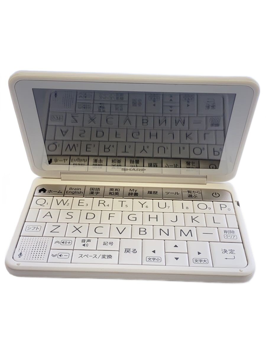CITIZEN - 【中古】SHARP◆電子辞書 Brain PW-AA1-W [ホワイト系]//【家電・ビジュアル・オーディオ】