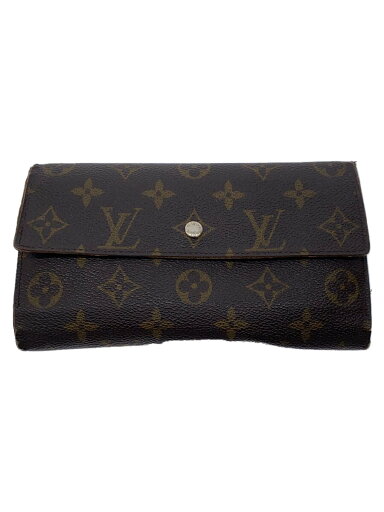【中古】LOUIS VUITTON◆1)ポルト・フォイユ・サラ_モノグラム・キャンバス_BRW/PVC/BRW/レディース【服飾雑貨他】 【中古】LOUIS VUITTON◆1)ポルト・フォイユ・サラ_モノグラム・キャンバス_BRW/PVC/BRW/レディース【服飾雑貨他】
