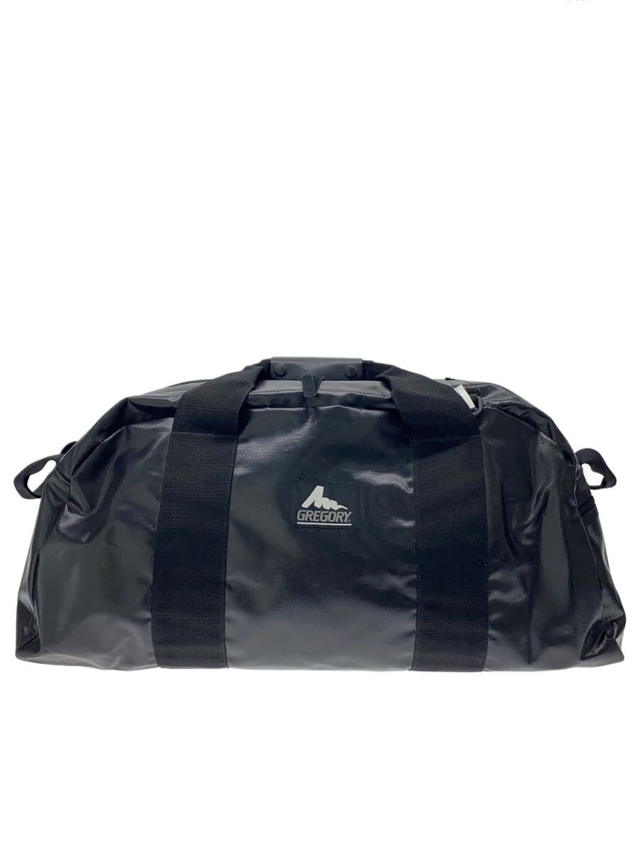 【中古】GREGORY◆ボストンバッグ/PVC/BLK/無地【バッグ】