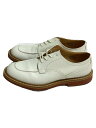 【中古】Church’s◆Uチップ/OCTON/レッドブリックソール/ドレスシューズ/UK8/WHT/レザー/EEC047【シューズ】