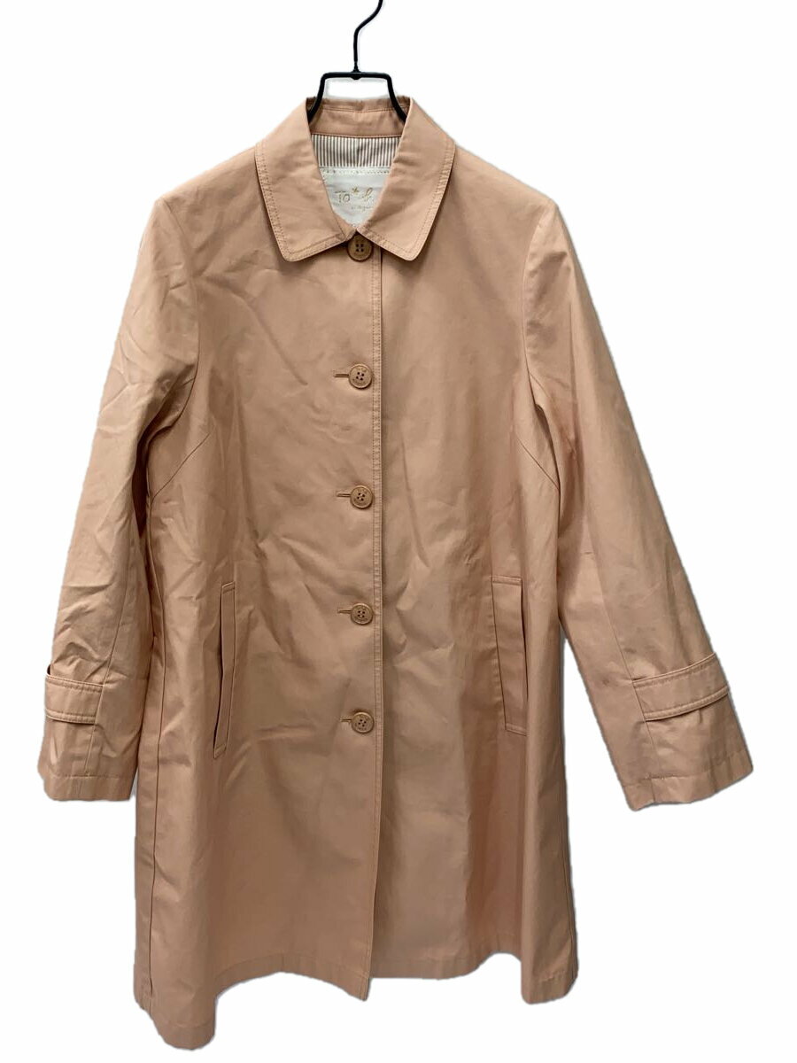 【中古】To b. by agnes b◆コート/38/コットン/PNK/無地/4798WS82【レディースウェア】