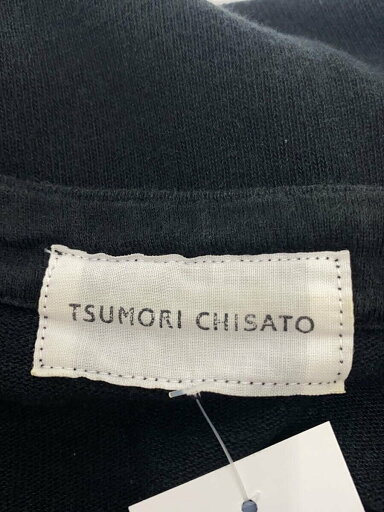 【中古】TSUMORI CHISATO◆長袖ワンピース/2/コットン/BLK【レディースウェア】