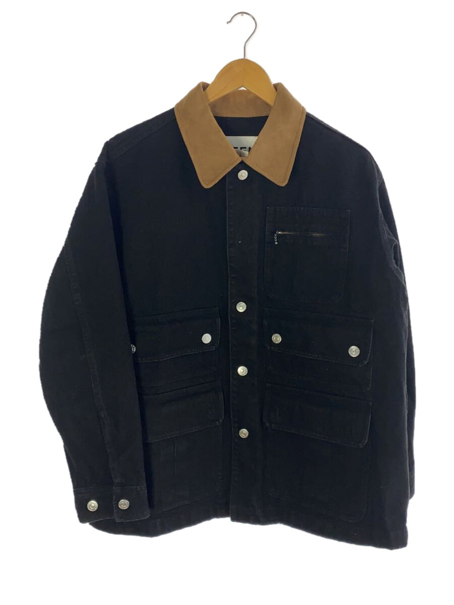 【中古】CITEN◆カバーオール/M/コットン/BLK/4265-199-0083【メンズウェア】