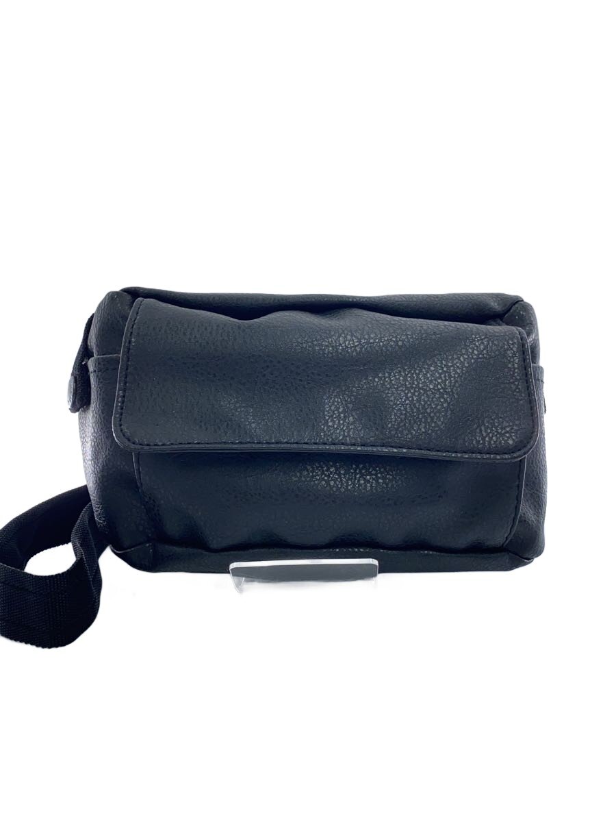 Rakuten - 【中古】ace.◆ウエストバッグ/レザー/BLK【バッグ】