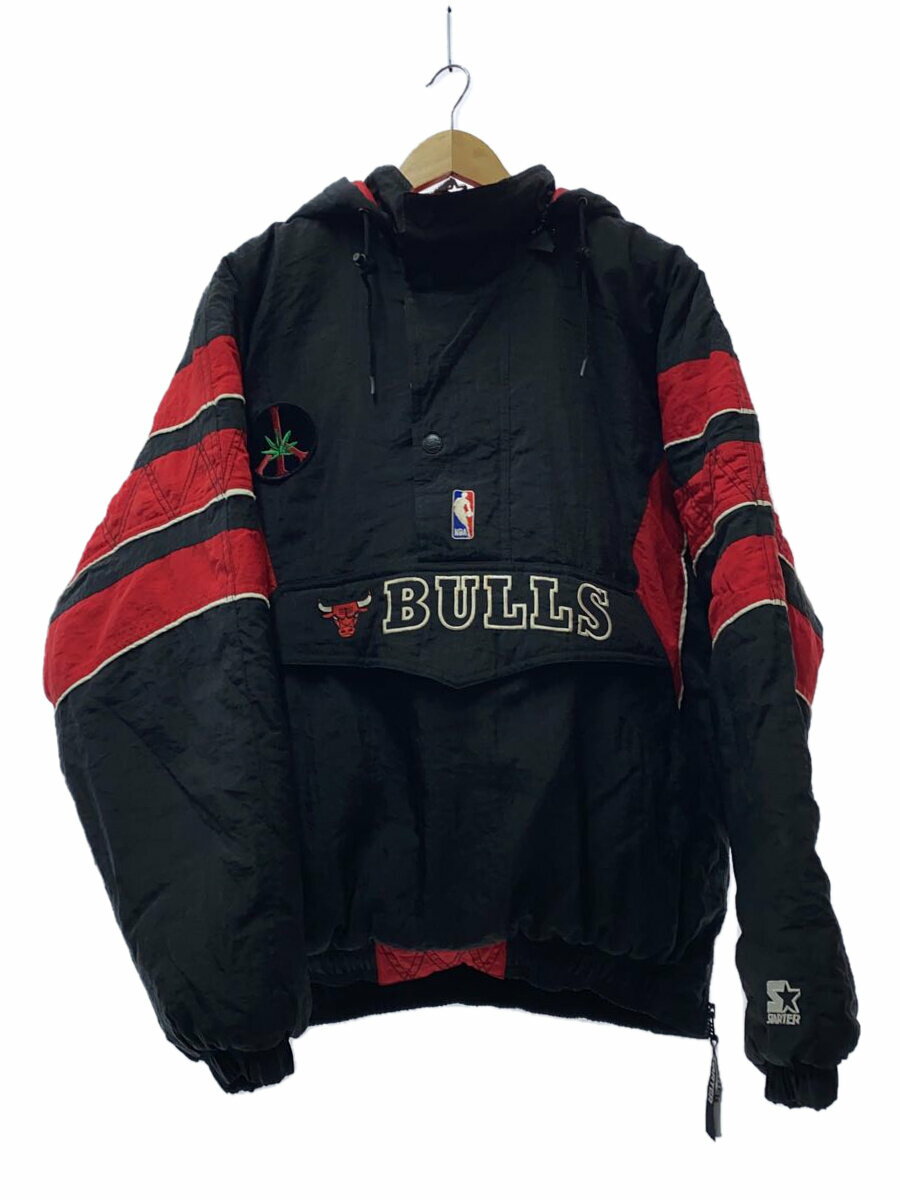 【中古】STARTER◆ブルゾン/XL/ナイロン/BLK【メンズウェア】