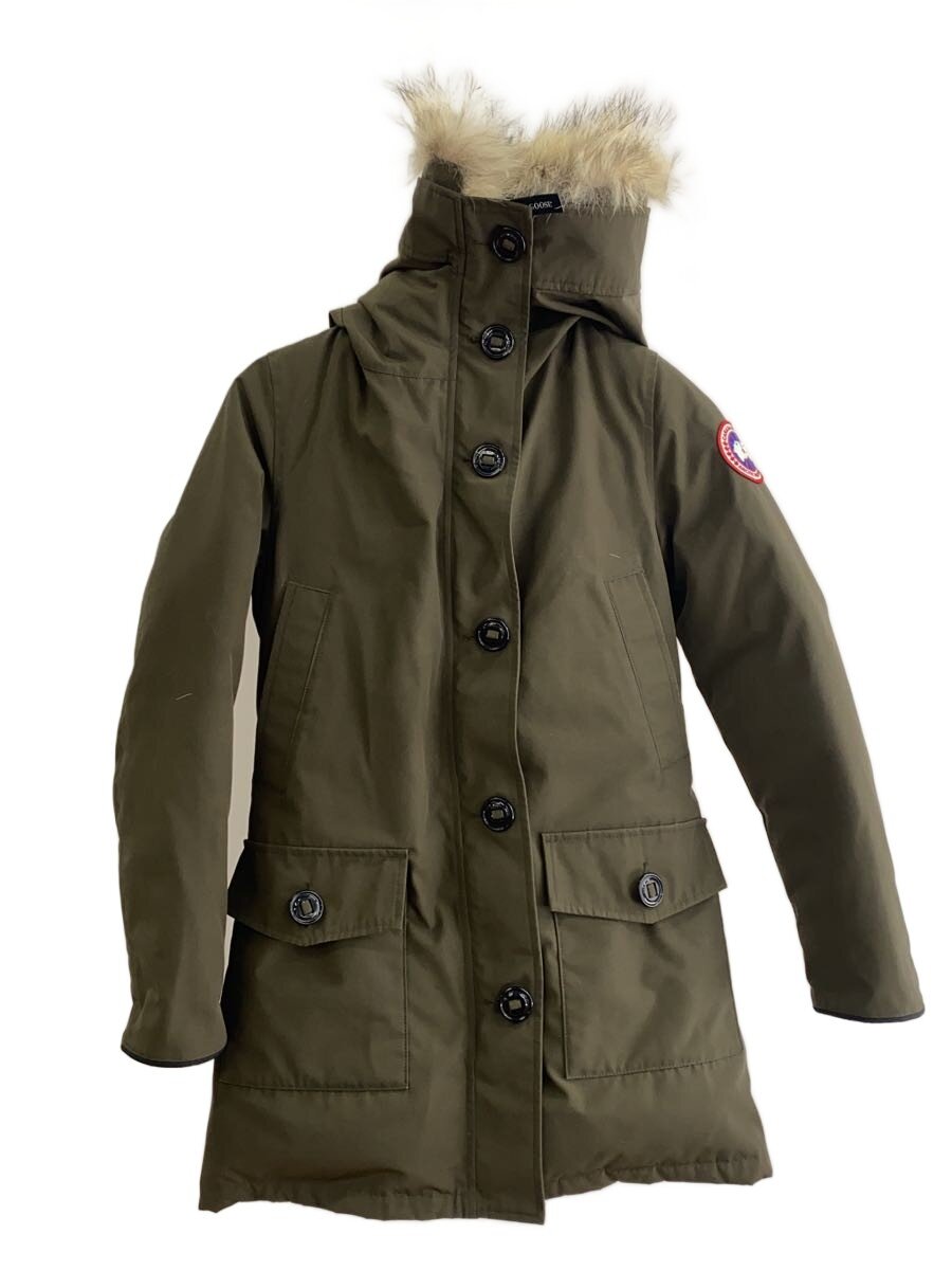 【中古】CANADA GOOSE◆ダウンジャケット/XS/ポリエステル/KHK/2603JL【レディ ...